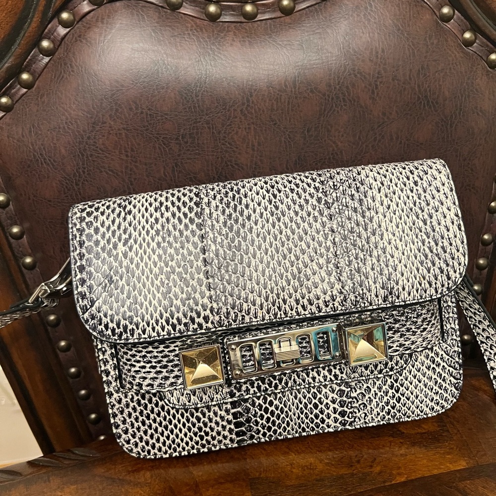 PROENZA SCHOULER
PS11 Mini Classic Crossbody Bag -python pattern